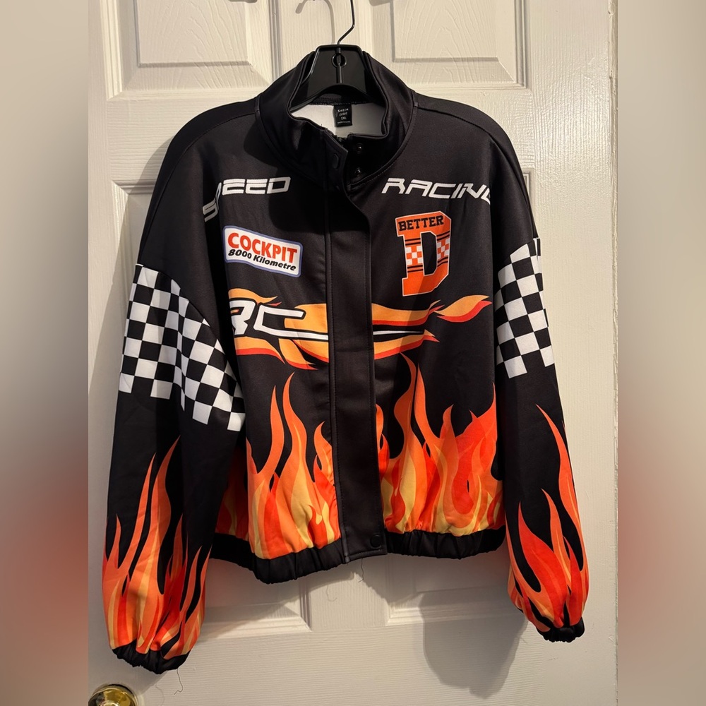 SHEIN CURVE RACING JACKET 1XL